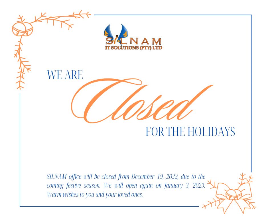 Closing for the Holidays